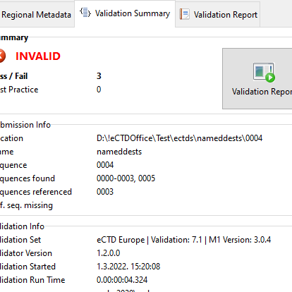 Validation Summary